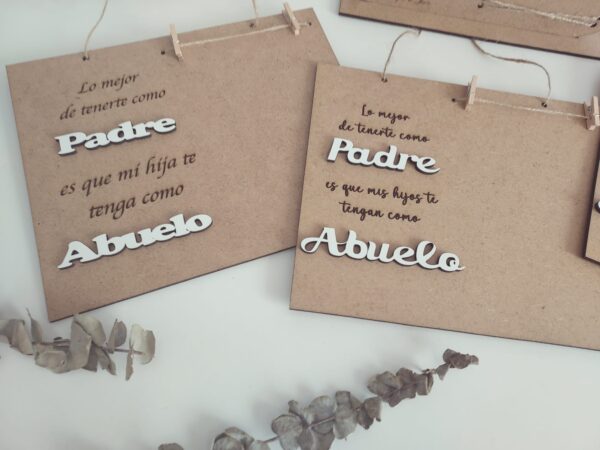 Cuadro Agradecimiento para colgar